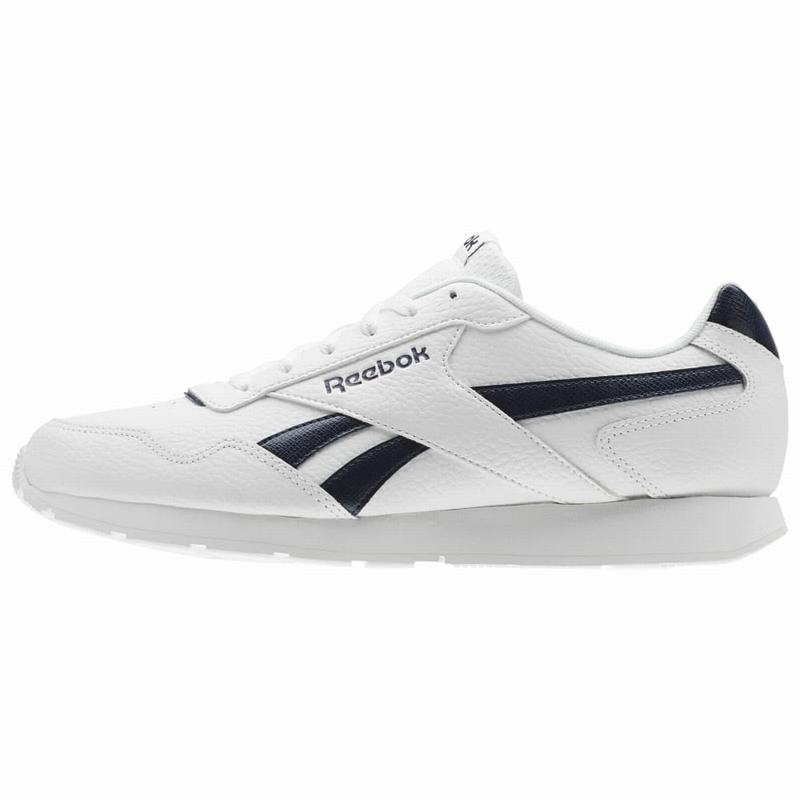 Reebok Royal Glide Bežecké Tenisky Panske - Biele/Námornícka Modrá RB2518TP